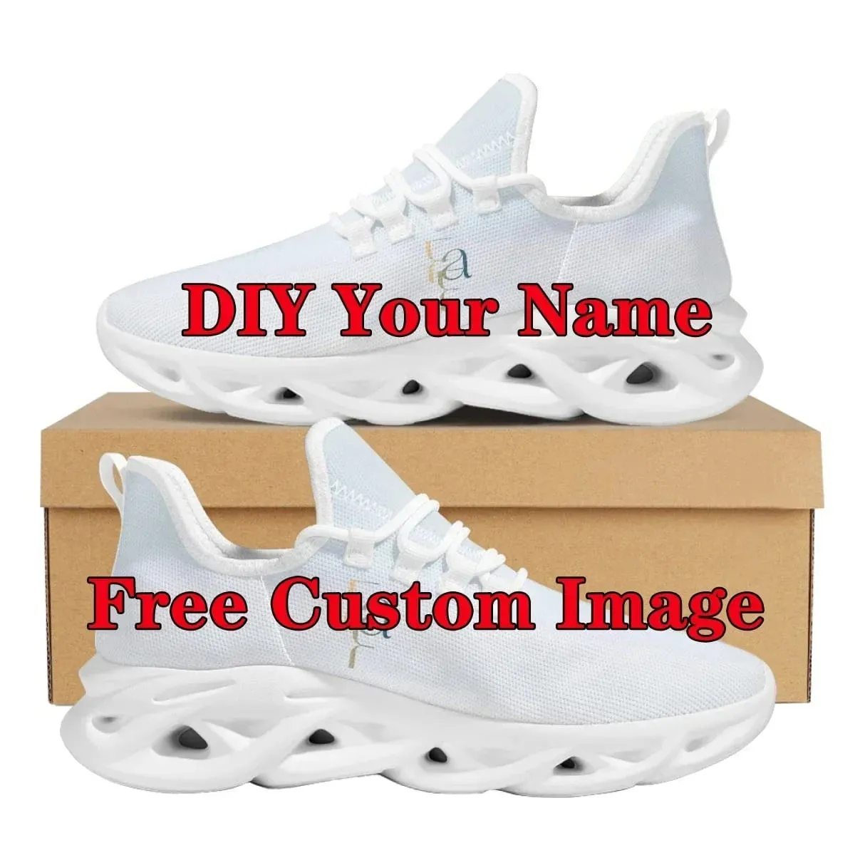 Casual Women's Dental Shoes Funny Teeth Dentist Design Flats Lace-up Sneakers Spring Breathable Beach Walking Shoe New Fashion