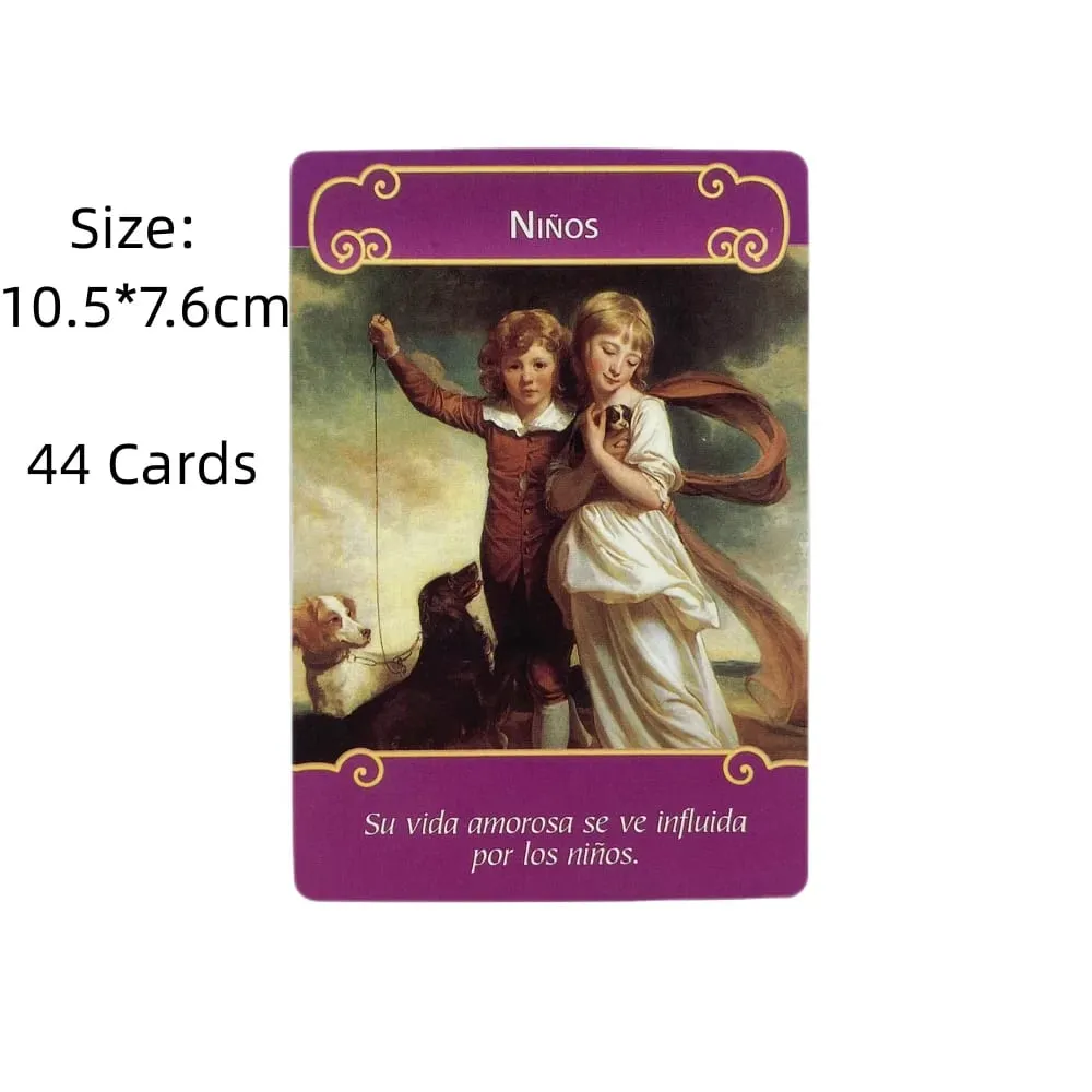 Spanish Los Angeles Del Amor Oracle Cards Tarot Deck Board Games For Party