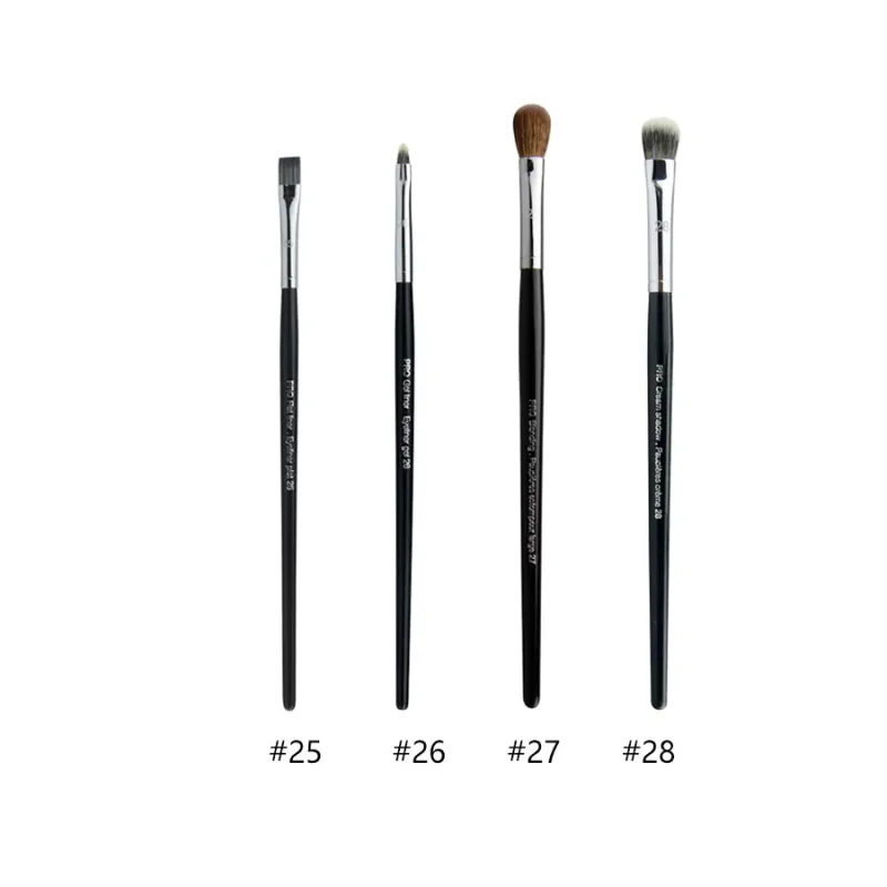 4pcs/set Pro Allover Eye Shadow Makeup Brushes Lip Brow Precision Concealer Blending Domed Crease Smudge Highlight Make Up Brush — image 19