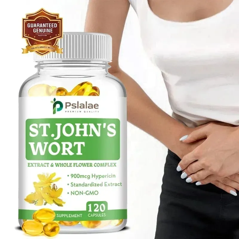 St. John's Wort Extracts and Whole Flower Complex - Stress Relief for Emotional and Mental Health