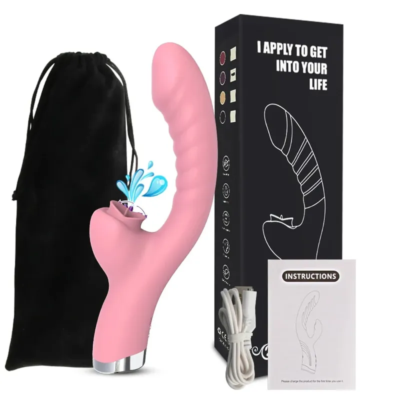 Sex Toy Sucking Vibrator For Women G Spot Clitoral Stimulator Dildo Nipple Female Masturbator Vibrators Vaginal Massage Stick