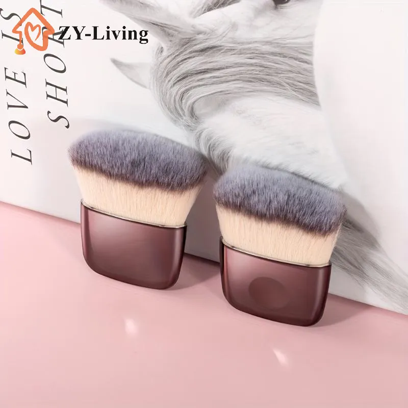 1Pcs Makeup Foundation Brush Blush Loose Powder Brush Kabuki Brush Multi-Function Cosmetics Make Up Brushes Beauty Supplies