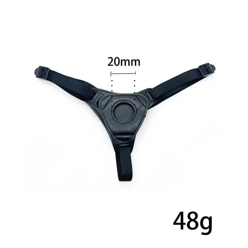 Hands Free Dildo Chair Mount - Silicone Suction Cup Strap-On with Adjustable Straps for Riding Pleasure & Couples Play