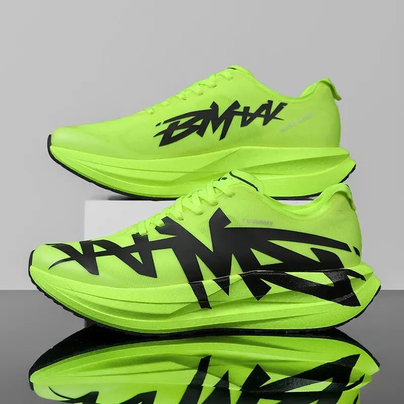Running Shoes Men Casual Sports Carbon Board Marathon Training Breathable Women's Jogging Athletic Nonskid Walking Sneakers