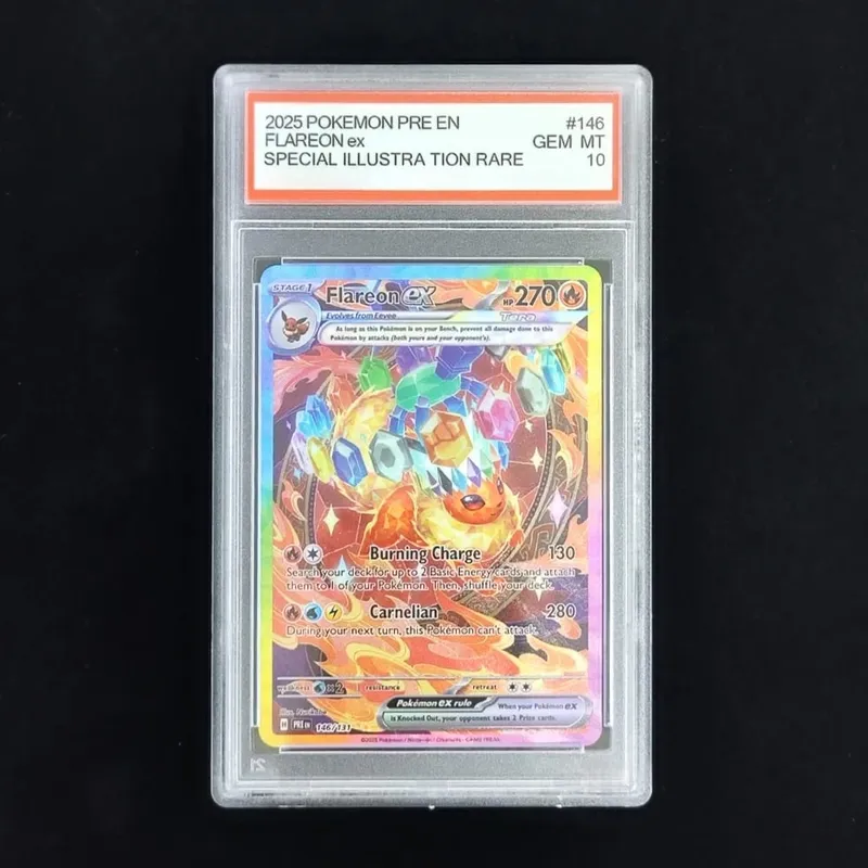Proxy POKEMON PRE English PRISMATIC EVOLUTIONS #161 UMBREON ex Grade 10 Collection Card Toy