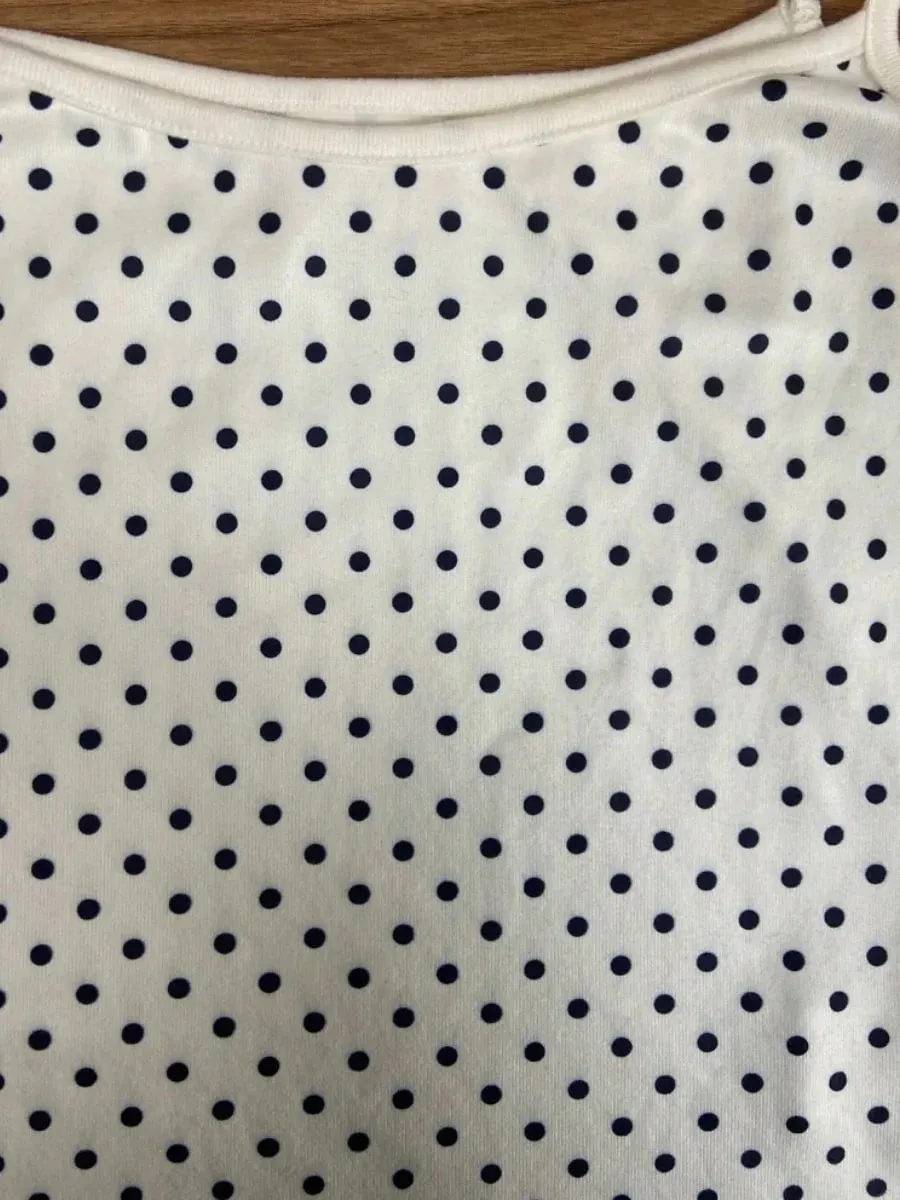 Women Polka Dot Camisole Tank Top Summer Casual Slim Fit Sleeveless White Basic Y2K Crop Top