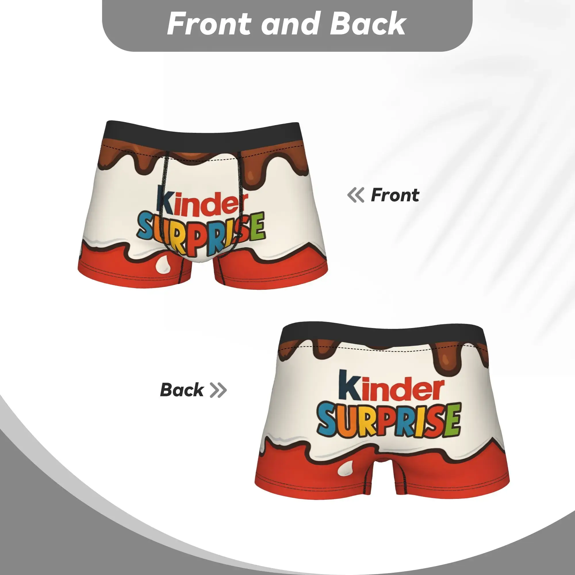 Kinder Surprise Gifts And Kinder Underpants Homme Panties Man Underwear Comfortable Shorts Boxer Briefs