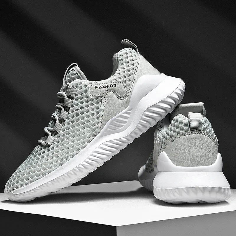 Summer Tennis Casual Mesh Shoes Breathable Hollow training fitness Platform Soft Bottom Running Lightweight Vulcanized Shoes