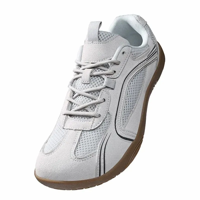 Homens mulheres tênis de dedo largo retro sapatos de treinamento tamanho grande malha respirável antiderrapante sola plana ao ar livre sapatos esportivos casuais