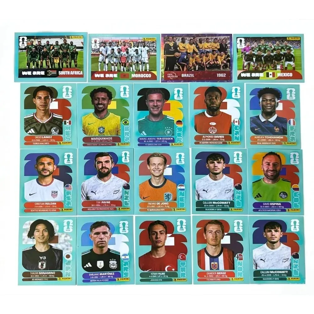 Hot Genuine Panini 2026 World Cup stickers random star players fun Card Games premium collectibles loved by football fans。