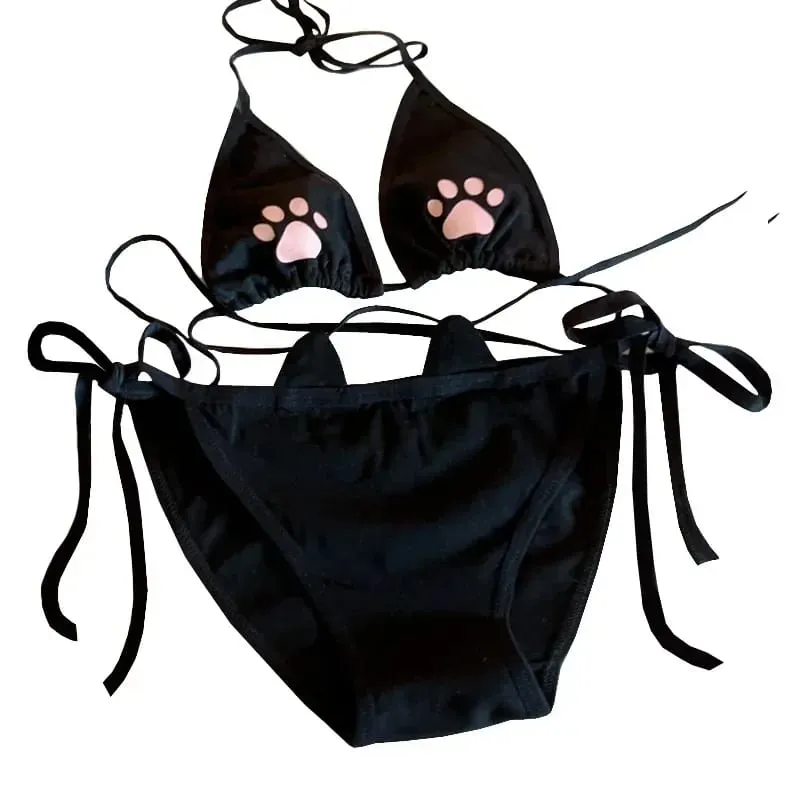 Japan Style Lace Up Women's Underwear Se