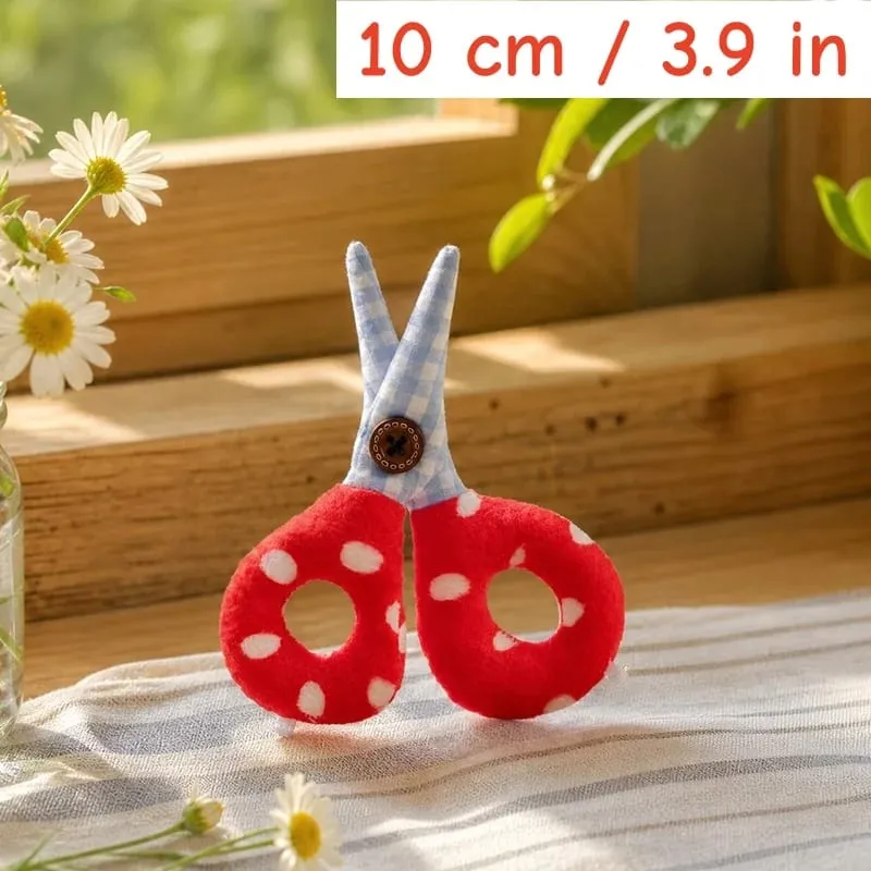 Scissors Plush Pillow Cos Gwen Cute Creative Simulation Cloth Scissors Stuffed Toy Soft Cushion Funny Stress Relief Gift — image 8