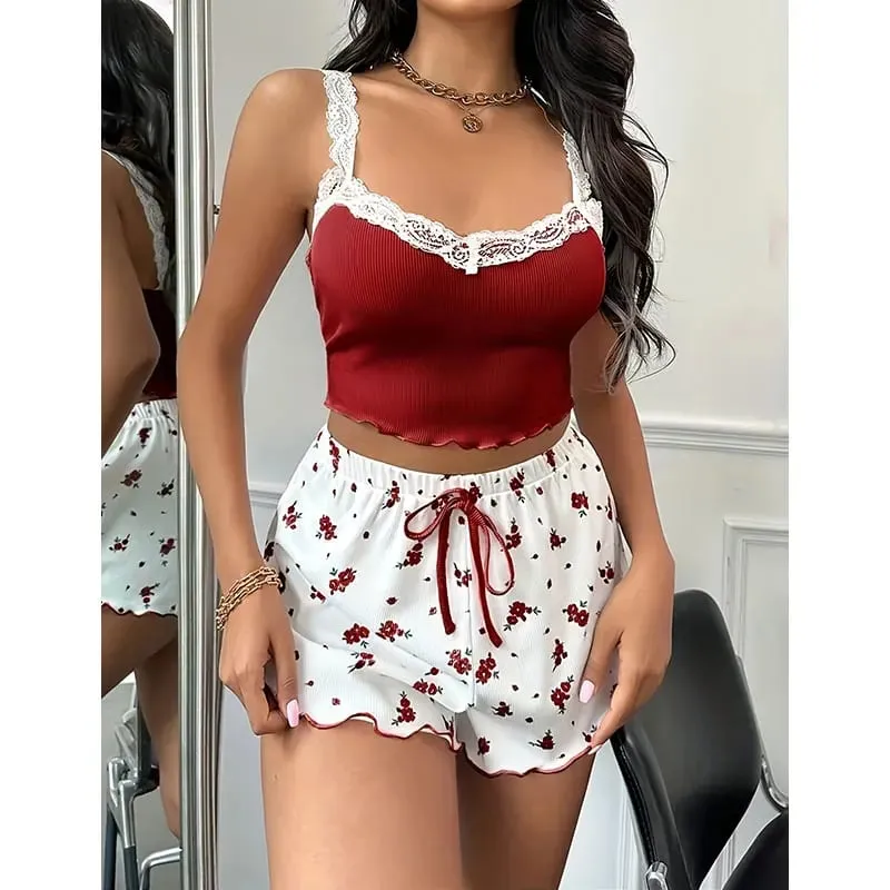 Seamless Bralette Bra Panties Women Lingerie Summer Sexy Clothing Best-Selling Female Underwear Soft Tank Crop Top Shorts Sets