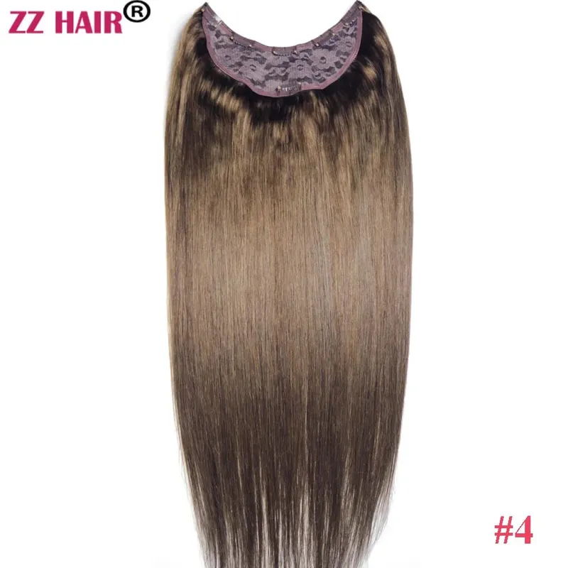 100% Brazilian Human Remy Hair Extension 120g-200g 16"-26" U Piece WIg Clip-in Natural Straight