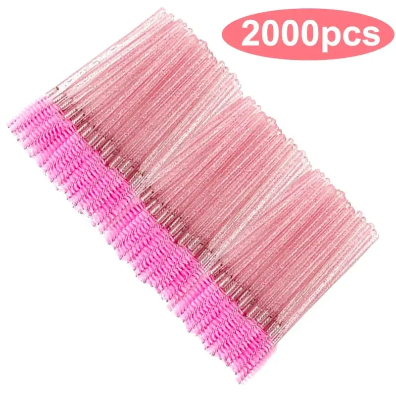Wholesale 50/1000/2000pcs Spoolies Brushes Applicator Makeup Tools Eyelash Brush Mascara Wands Wholesale Eyebrow Lash Cleaning — image 11