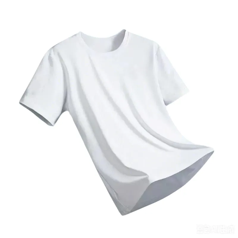 New Ice Silk Running Shirts Men Loose Short Sleeve Top Basketball Gym Sportswear For Male Fitness Workout Mesh Breathable Tee