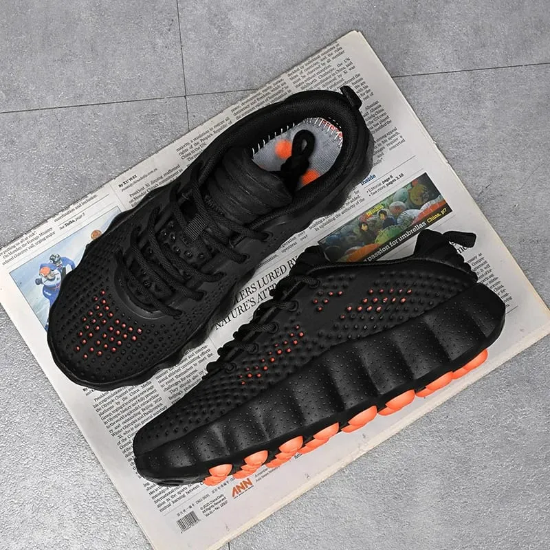 Men Running Shoes Summer Breathable Sneakers Shock Absorbing Platform Sport Trainers Non Slip Fashion Women Casual Walking Shoe