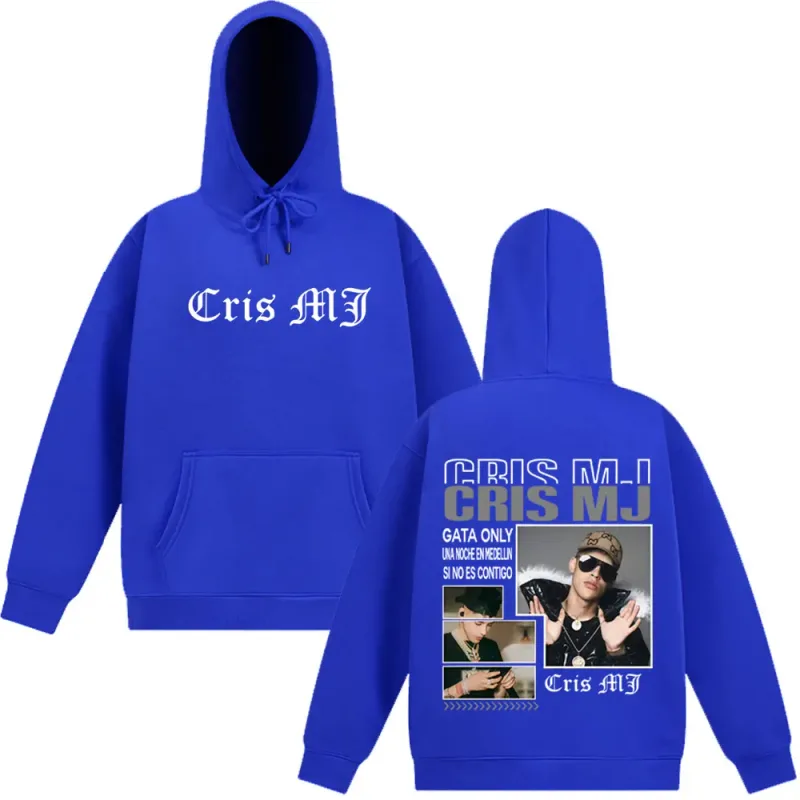 Rapper CRIS MJ Music Album Tour Merch Vintage Graphic Hoodies Men Women Hip-hop Long Sleeve Tracksuit Casual Oversized Pullover — image 11