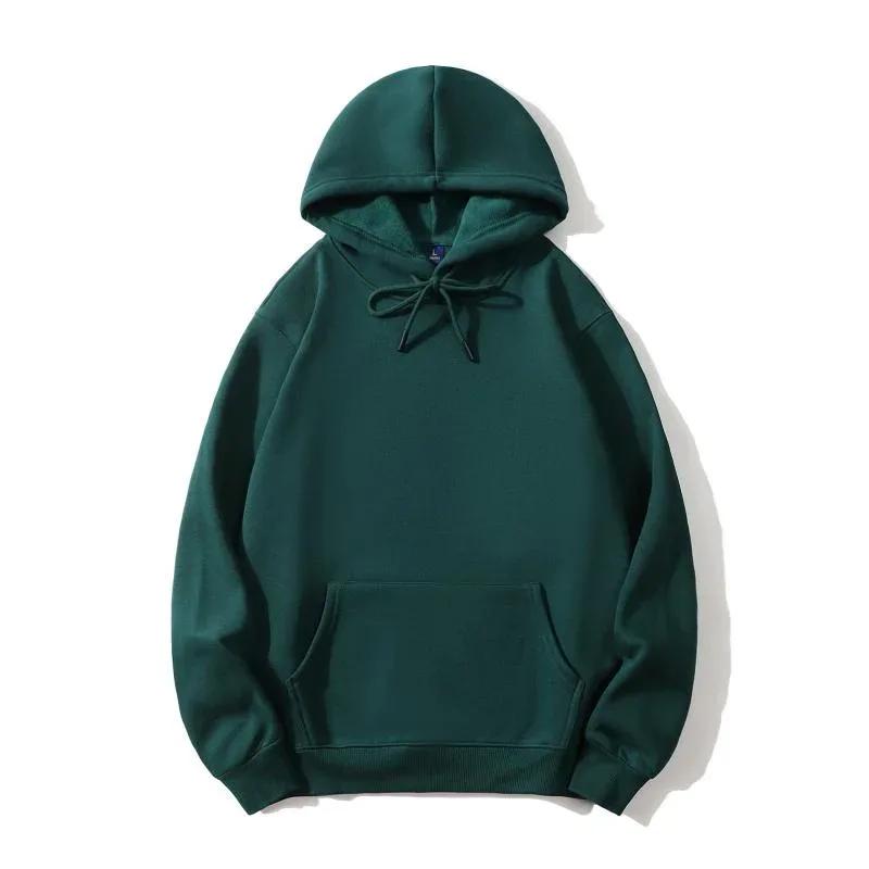 Fashion Print High-Quality Hoodie Custom Logo Personal Group Brand Embroidery Men and Women Thick 100 % Cotton Pullovers Fleece