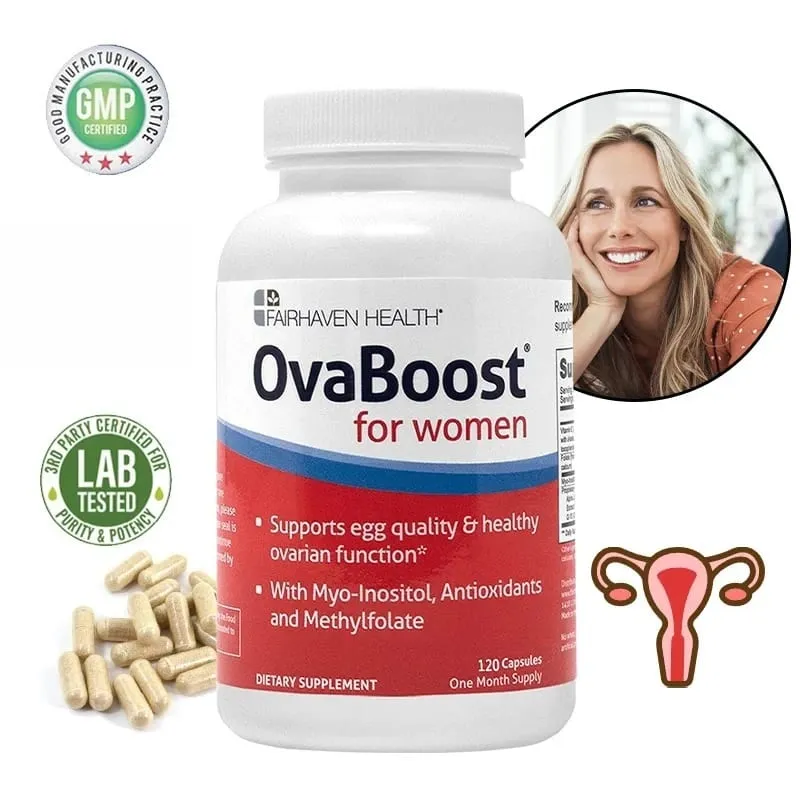 Bổ sung dinh dưỡng sinh sản tự nhiên - Chứa Inositol và Axit Folic thúc đẩy rụng trứng và cải thiện chất lượng trứng