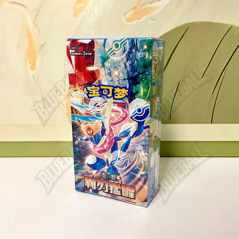Pack de gemmes pokemon Violet écarlate Original Vol6, boîte fine TCG, cartes de combat à collectionner, Version chinoise simplifiée, jouets, cadeau