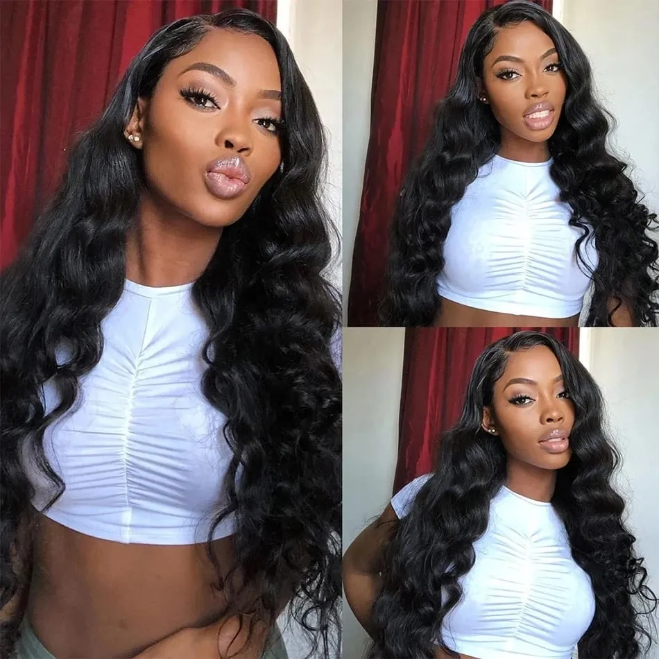 Body Wave Seamless Clip In Real Human Hair Extensions 8PC/Set Natural Brazilian Remy Hair Clip In Extension Full Head Remy Hair Clip Ins For Women Double Weft Afro Kinky Culy Hair Clips