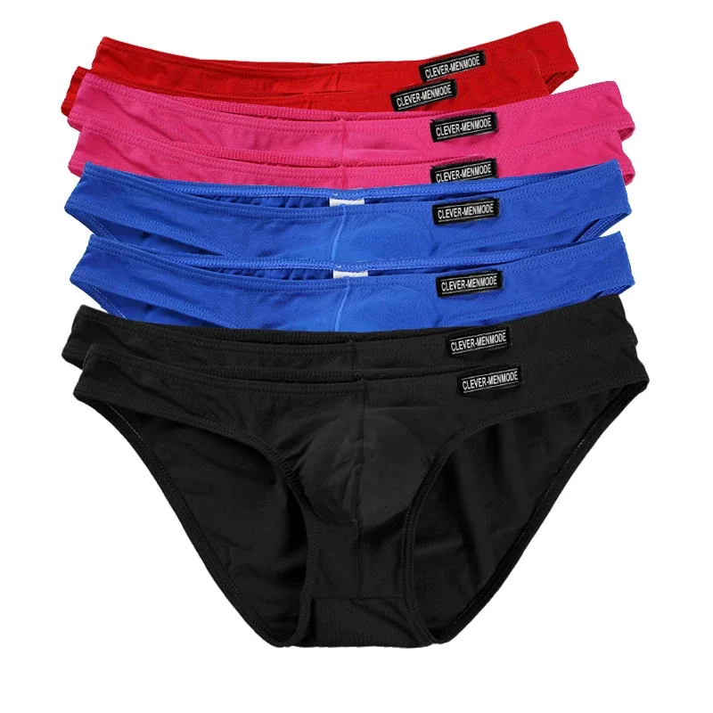 Men Ultra-thin Briefs Sexy Underwear Man Low Rise Mini Bikini Cuecas Soft Underpants Homem Panties Comfortable