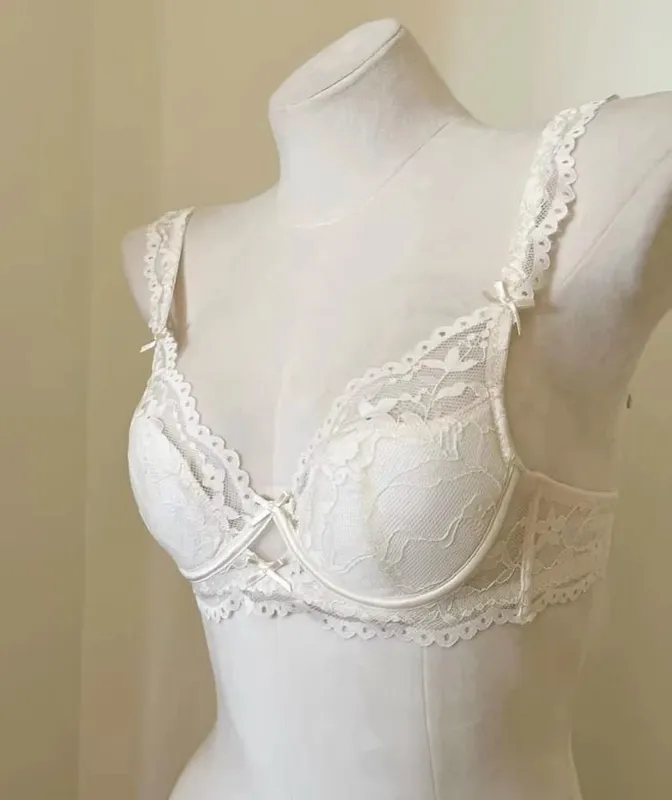 Hot Sale Sexy Lace Bra Set For Women Summer Thin Soft Underwire Breathable Anti Sagging Comfort Stylish Daily Fashion Intimates