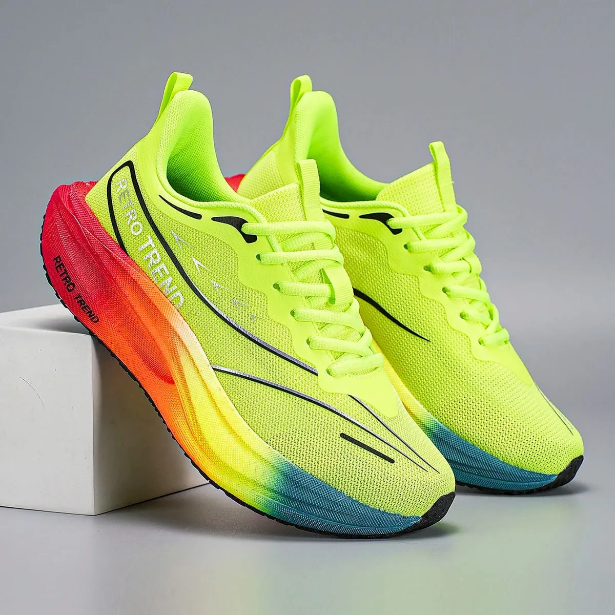 Running Shoes Carbon Board Profession Marathon Men Sports Breathable Lightweight Women's Comfortable Athletic Nonskid Sneakers