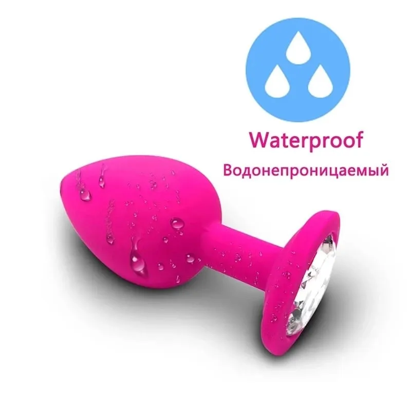 S/M/L Soft Silicone Anal Plug Mini Erotic Butt Plug Sex Toy for Beginner Men Women Gay Couples Prostate Stimulator Anal Sex Toy