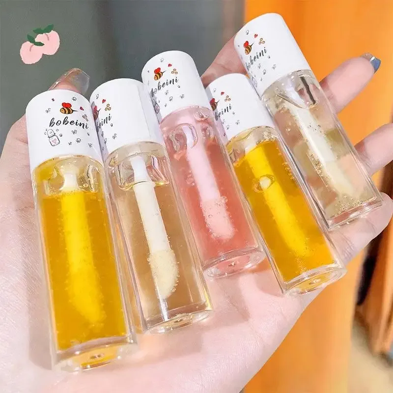 Honey Lip Oil Water Light Transparent Glass Honey Lip Moisturizing Lip Oil Moisturizing Lips Mag-aaral Abot-kayang