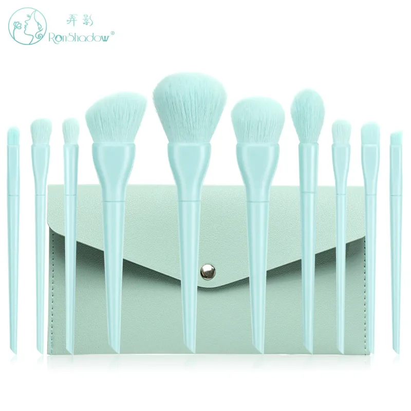 1Pcs Makeup Brush Set with Storage Bag Soft Synthetic Brushes for Foundation Powder Eyeshadow Blush Full Face Daily Travel Makeu