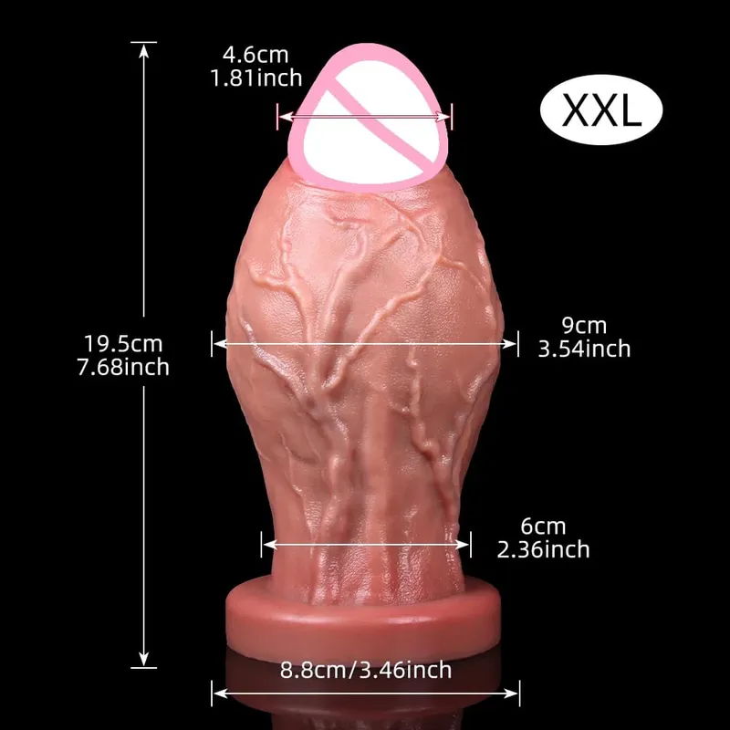 XXL Spuer Bigger Realistic Dildos Thick Silicone Anal Dildo Expander Thick Penis Adult Sex Toys Masturbation Butt Plug