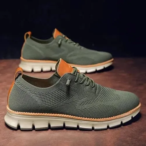 New Men's Lightweight Loafers - Breathable mesh fabric Casual Shoes Laces Comfortable Big Size Men Footwear Custom Casual Shoes