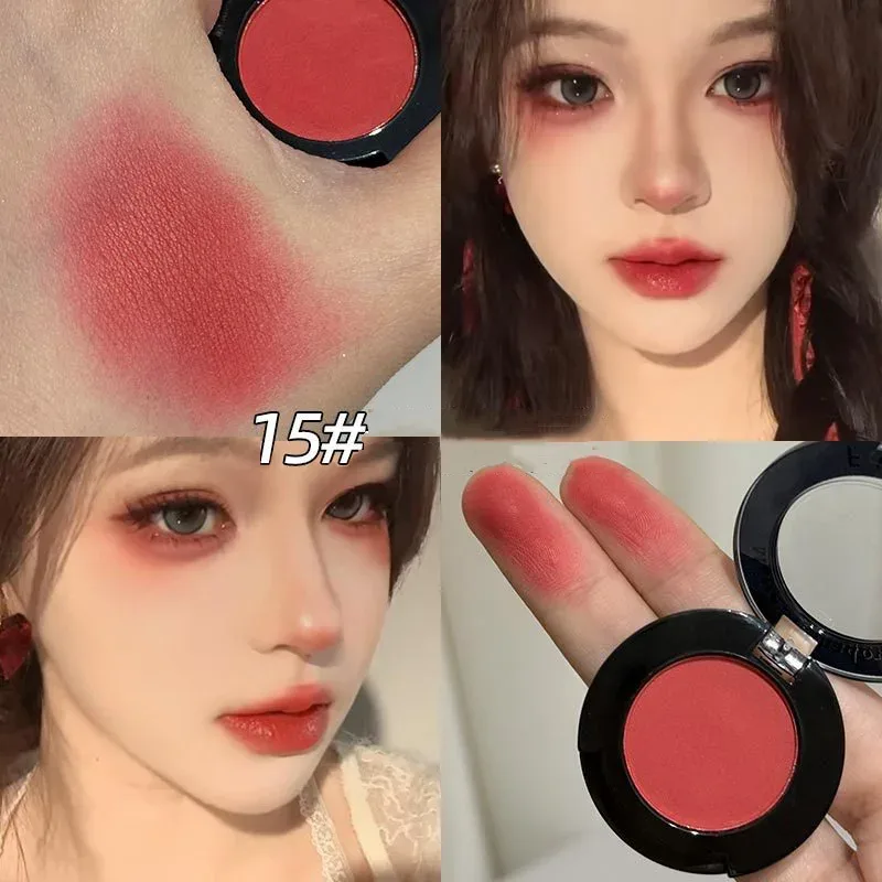 Monochrome Matte Brown Eyeshadow Makeup Waterproof Lasting Shiny Green Eye Makeup Natural Brighten Eyeshadow Highlighter Palette