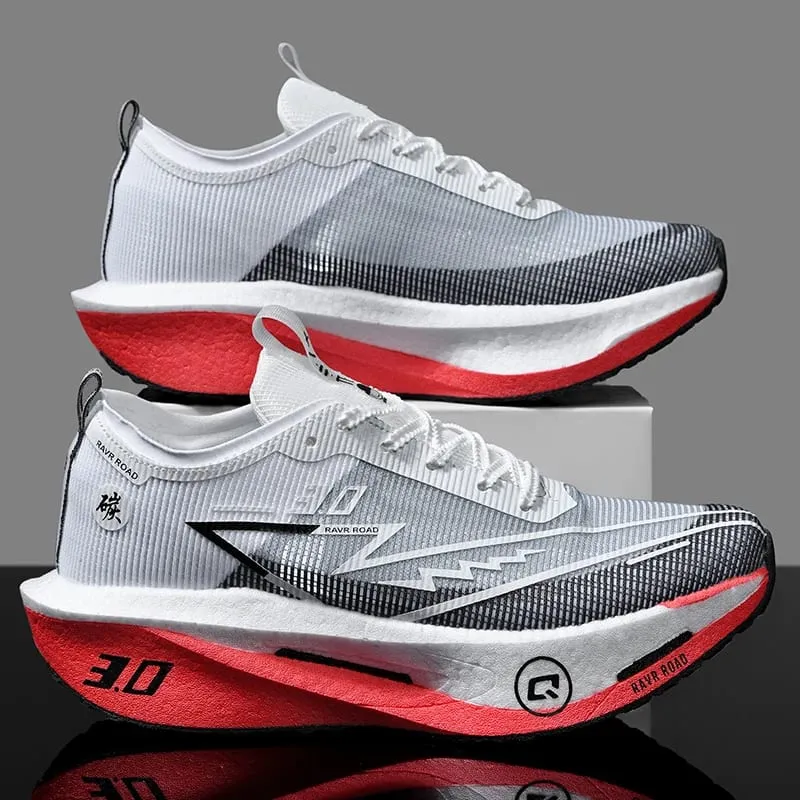 Men Sneakers Mesh Comfort Tennis Shoes 2026 Men's Running Carbon Board 3.0 Cushion Sports Training Jogging Speciality Jog Shoes