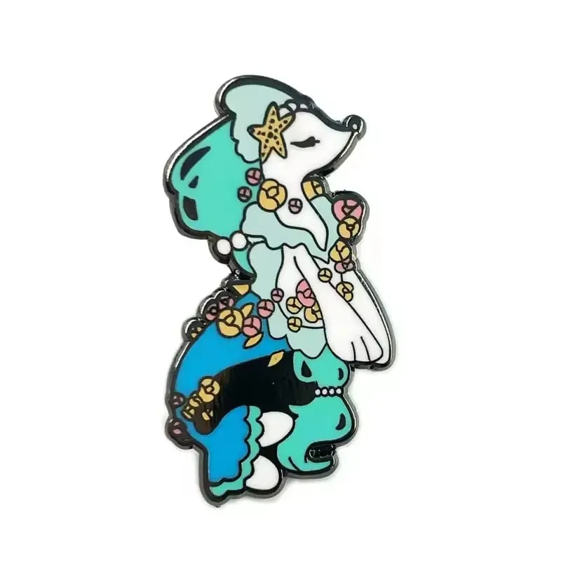 Pokemon Bulbasaur Enamel Pin for Backpacks Lapel Pins Brooch for Clothes Metal Badges Accessories Jewelry Friends Gifts