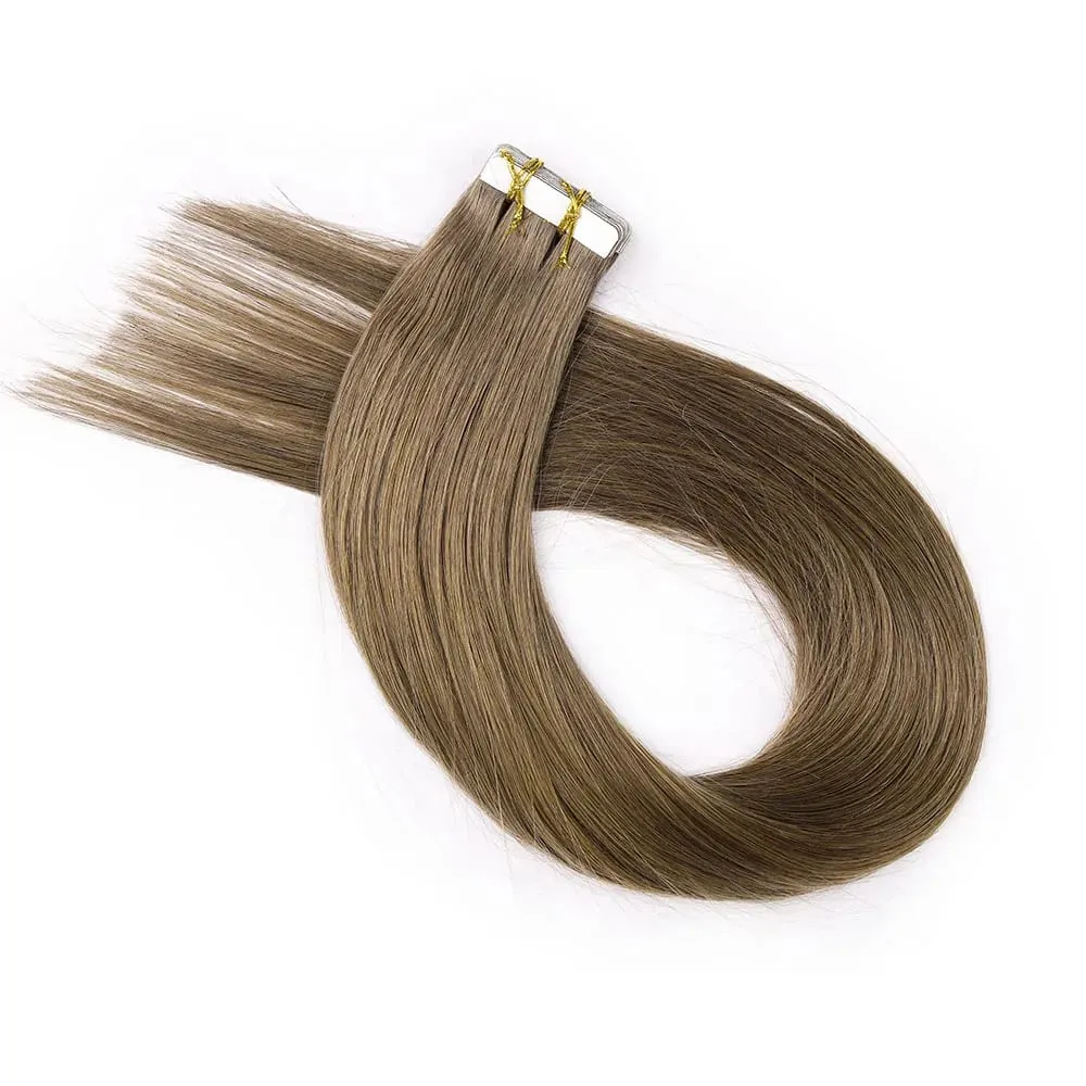 14-24" Invisible PU Extensions 50g Brazilian Remy Human Hair Tape in Hair Extensions Real Human Hair for Women Hair Extensions