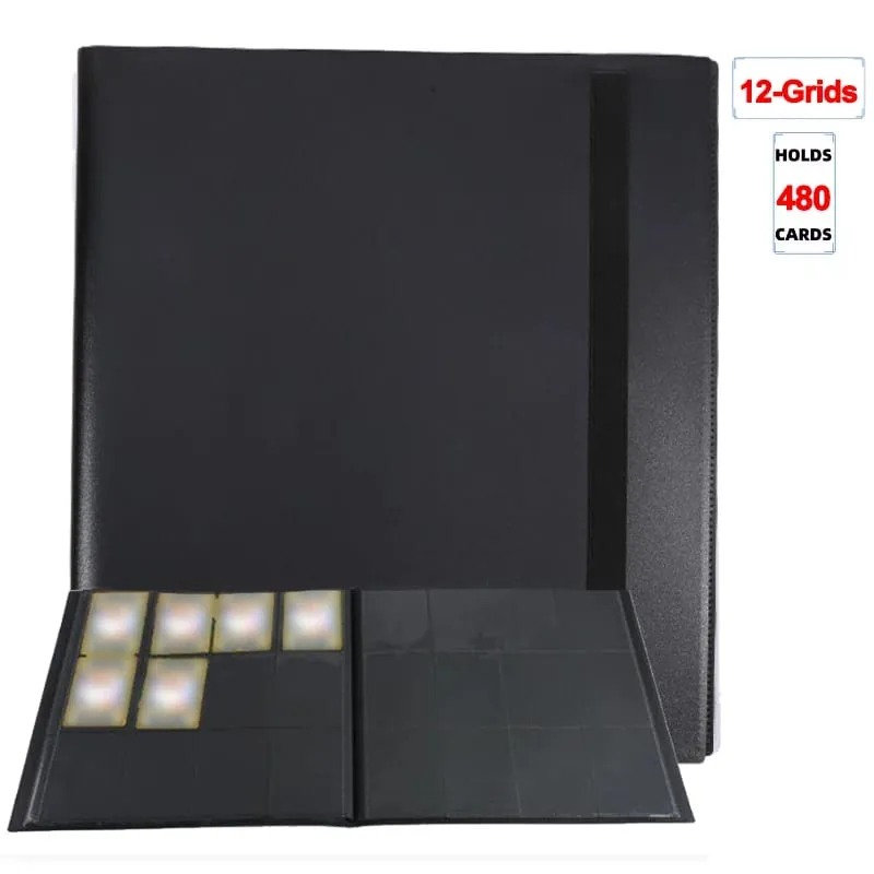160/360/480/540 Cards Capacity Pocket Holder Binders Albums For Game Card Book Sleeve Holder Large-capacity Card Binder Notebook