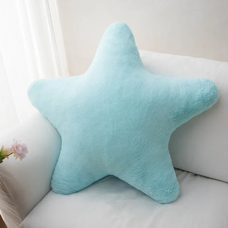Soft Plush Star Shaped Pillow Decorative Cute Bed Pillow Cushion for Kids Bedroom Living Room - Plush Throw Pillow