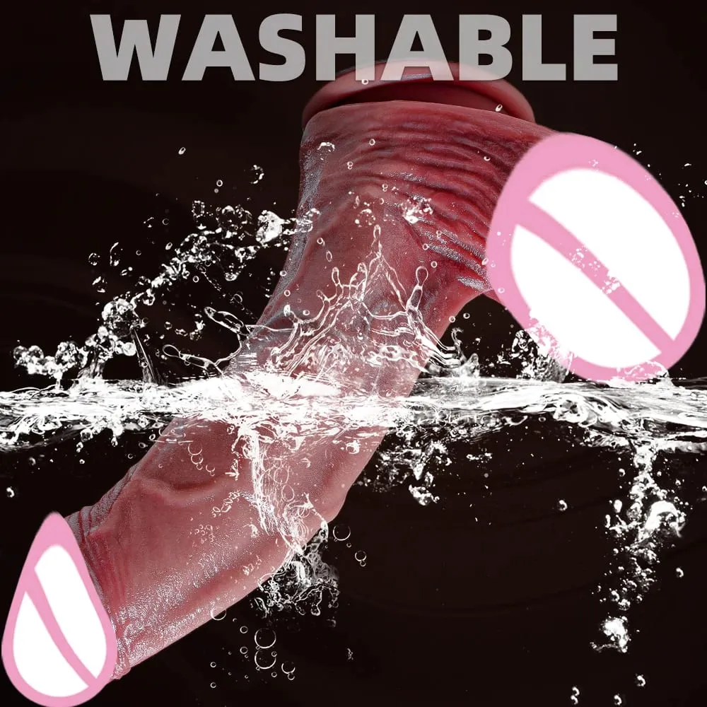 Vagina Massager Enorm Realistisk Dildo Fantasy Lång Penis Stor Dick Sugkopp Dildos Jätte Anal Plug Sexleksaker För Kvinnor Män