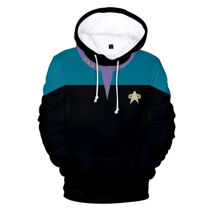 Hot Movie Star Trek 3D Print Sport Hoodies Sweatshirt Fashion Long Sleeve Clothes Cosplay Men/Women Streetoutdoor Clothing Top