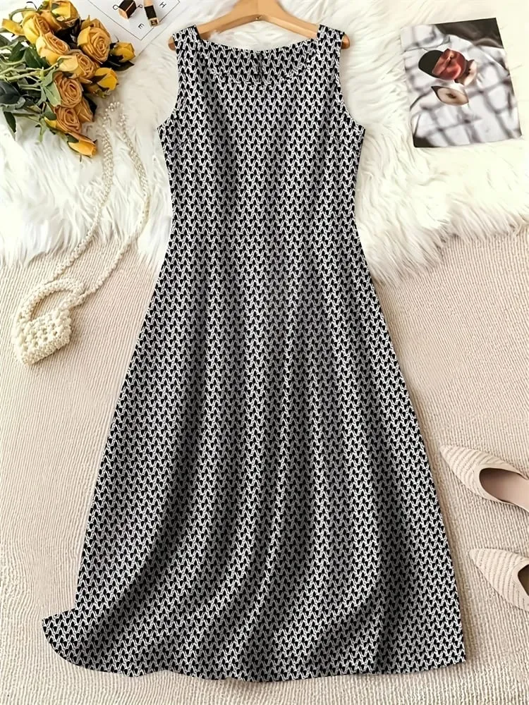 Trendy 3D Women's New Arrival Dresses Summer Street Style Printed Loose-Fit Casual Dresses Outdoor Travel and Party Dresses