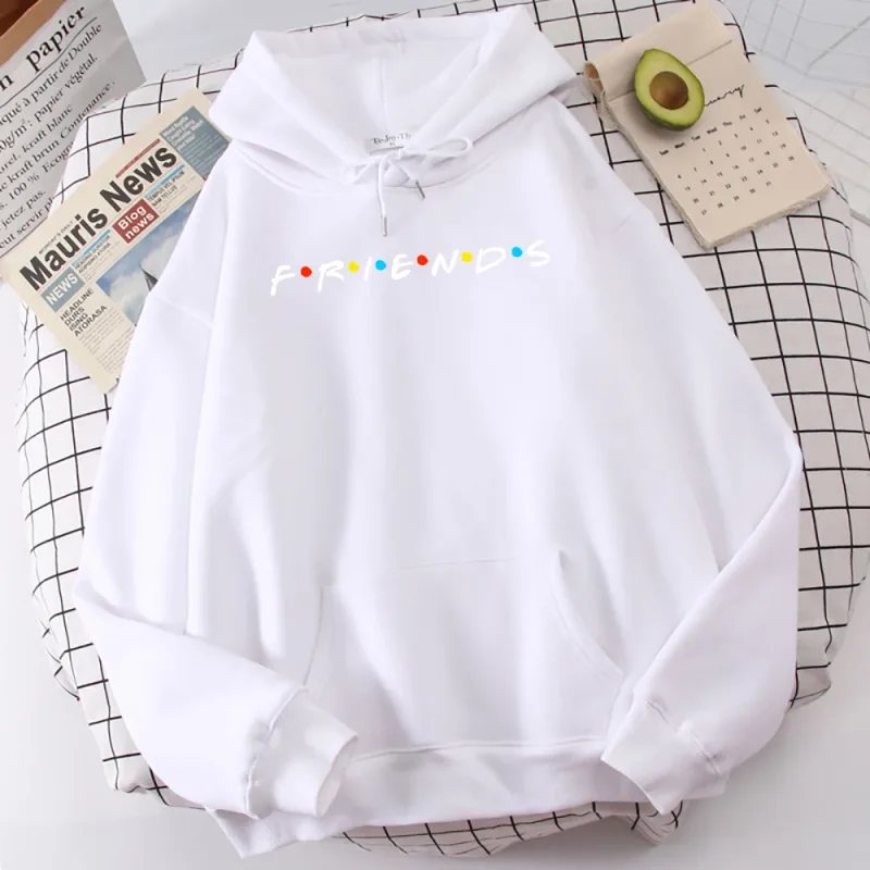 Sitcom Film Freunde Gedruckt Herren Hoody Koreanische Fleece Sweatshirt Einfache Crewneck Mit Kapuze Straße Oversize Herbst männer Kleidung