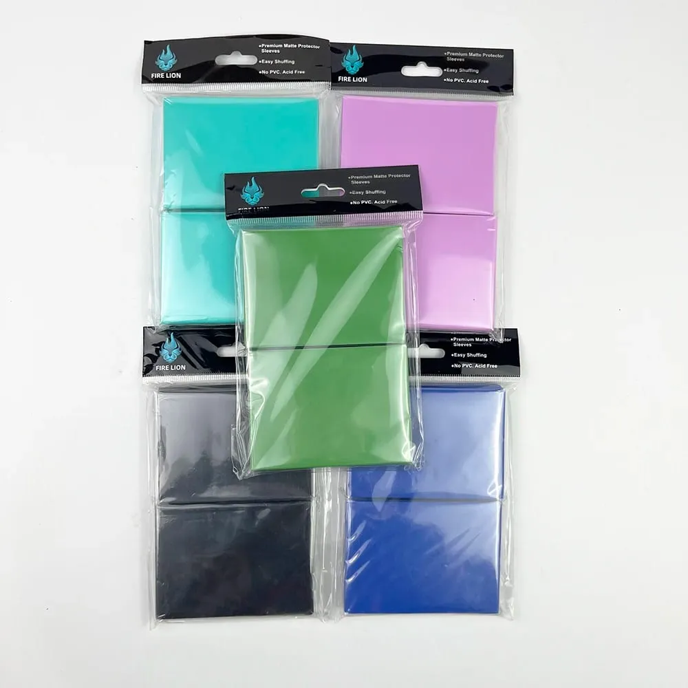66x91mm 100PCS/sada pevná matná pouzdra na sběratelské karty Standardní velikost chrániče karet pro PTCG/TCG/MTG