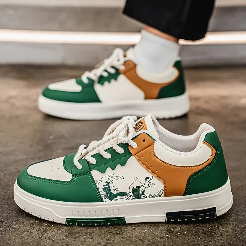 Men's sports and casual board shoes trendy men's shoes fashionable street shoes daily walking shoes