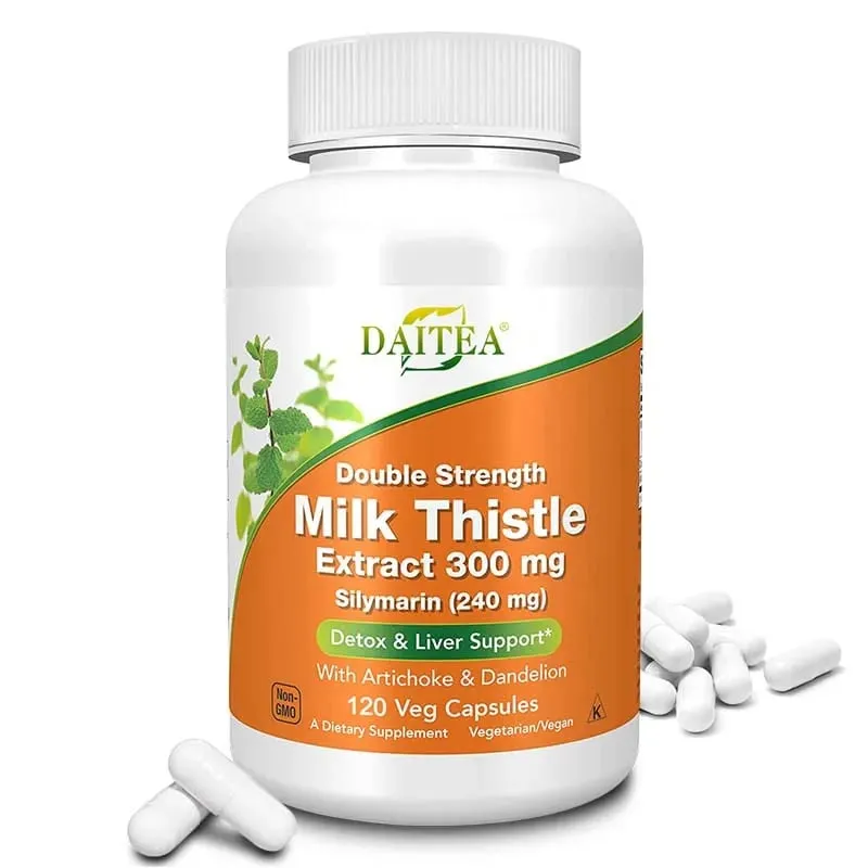 Liver Health Detox Cleanse Supplement | Artichoke Extract Milk Thistle & Dandelion Support A Healthy Liver Detoxify