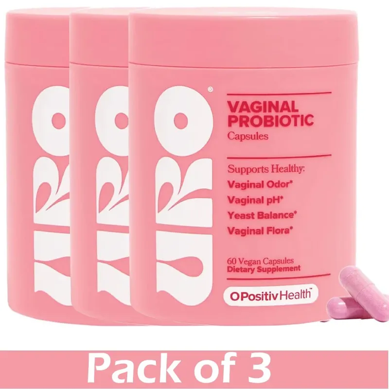 O Positiv Vaginal Probiotics for Women pH Balance Vaginal Odor & Flora - Vaginal Healthy Supplement - 60 Vegan Capsules