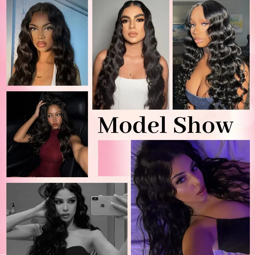 Deep Wave Feather Crochet Human Hair Extension Curly Pre-Separated Knotless Crochet Hair Bundles With Loop For Braiding 50g