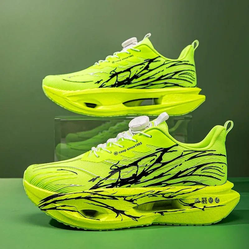 Running Shoes Men Carbon Board Speciality Marathon Sports Trend Breathable Lightweight Women's Comfortable Nonskid Sneakers